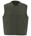 SP604 Spasso Ladies Sherpa bodywarmer Forest Khaki colour image